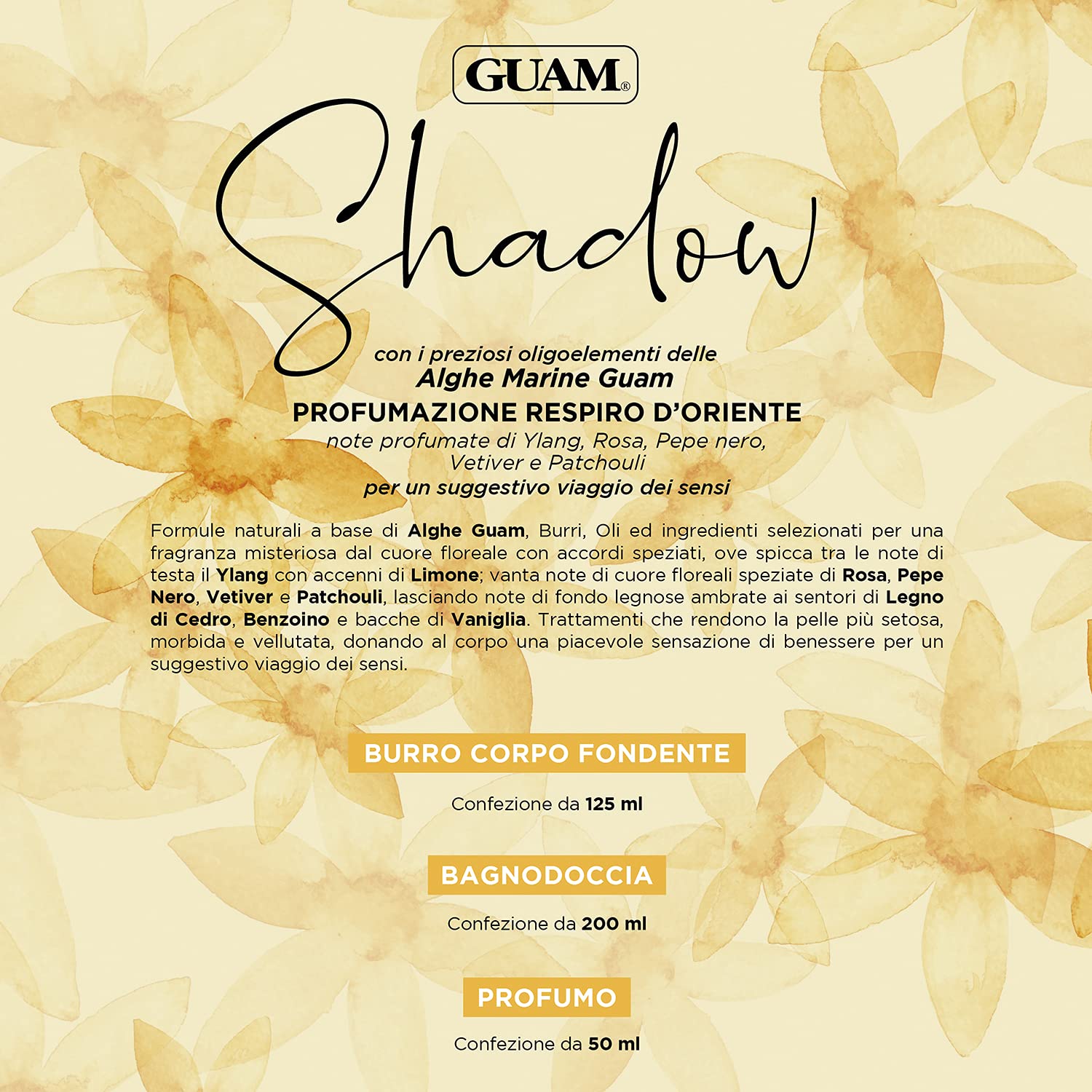 Guam Shadow Burro Corpo Respiro d'Oriente 125 ml
