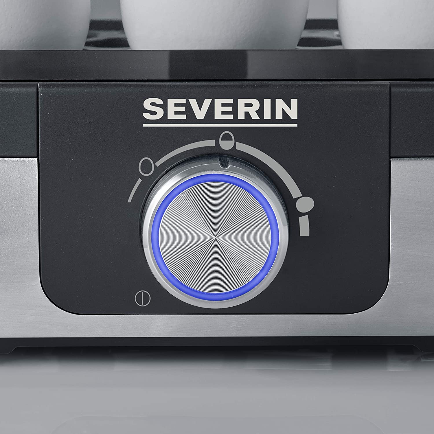 Severin EK 3167 Cuociuova 6 Uova Nero Acciaio