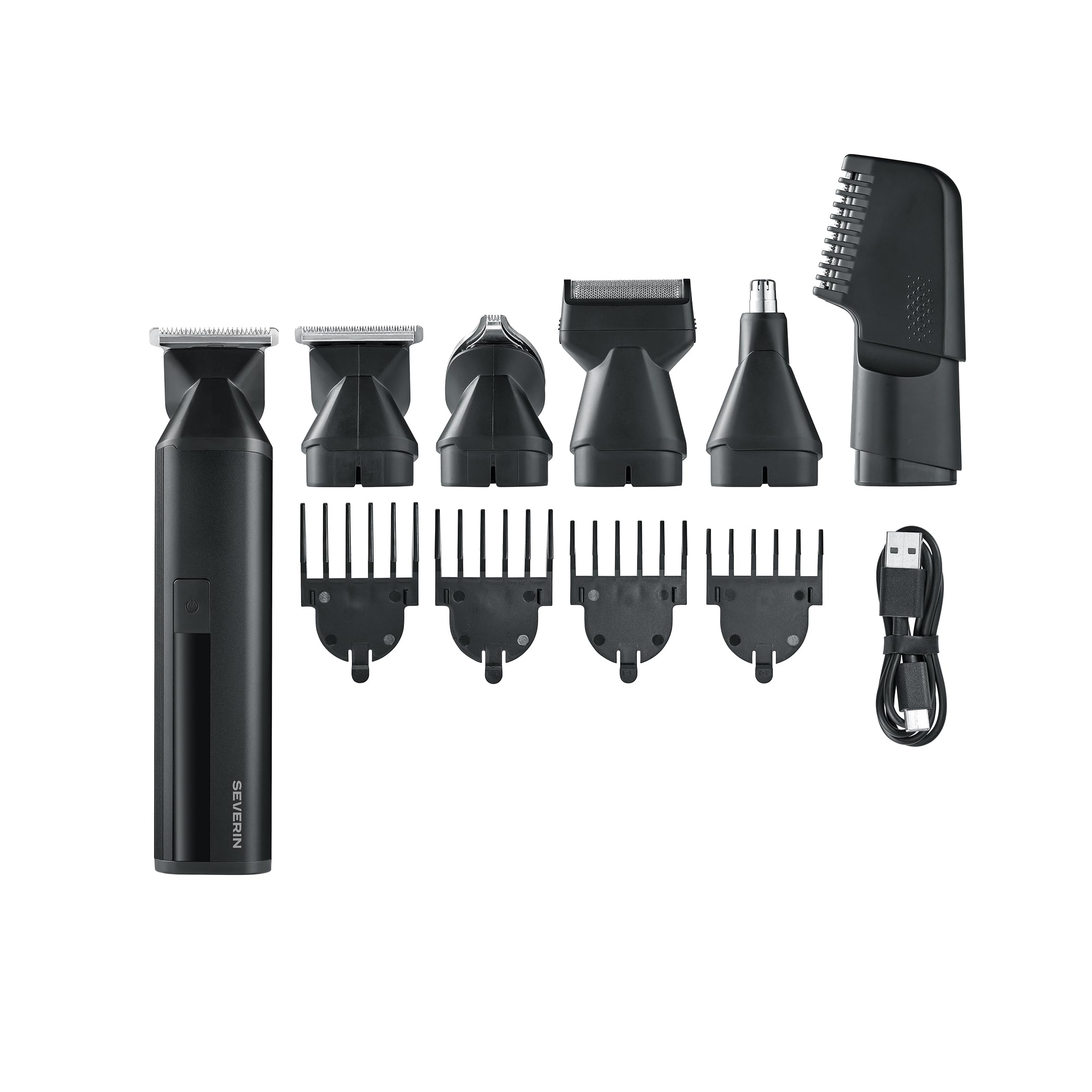 Severin HS 0710 Tagliacapelli Uomo 6 in 1 Nero 90 Min
