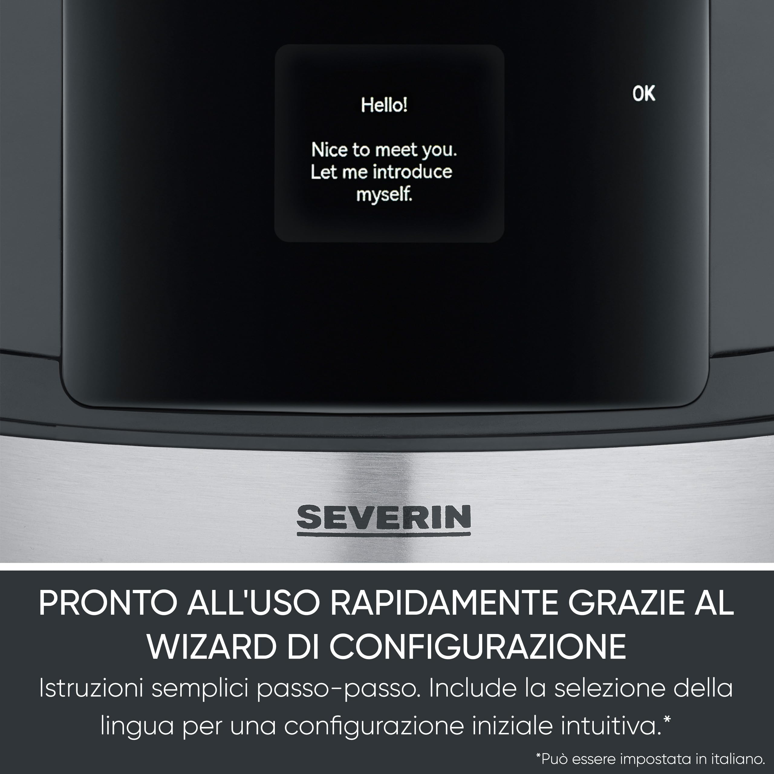 Severin FILKA KA 9694 caffettiera filtro caraffa vetro macinino