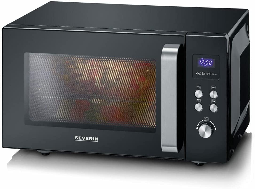 Severin MW 7763 microonde grill 25 litri nero ceramica