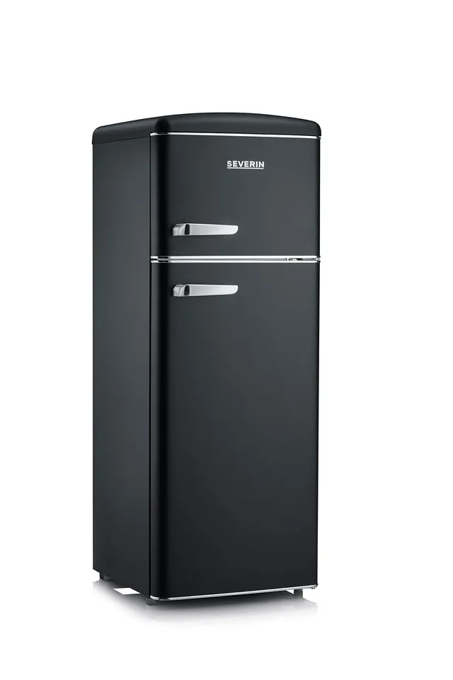 Severin RKG 8932 Frigorifero Doppia Porta Retrò Nero 208 L