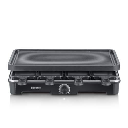Severin Cibo divertente RG 9670 raclette grill 8 padelline nero