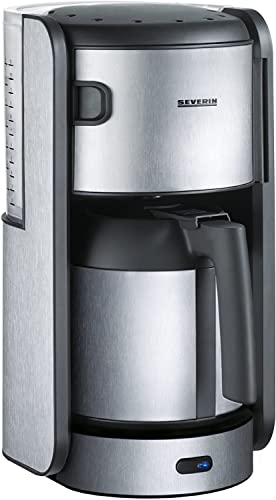 Severin KA 4770 Macchina Caffè Americano 8 Tazze Nero