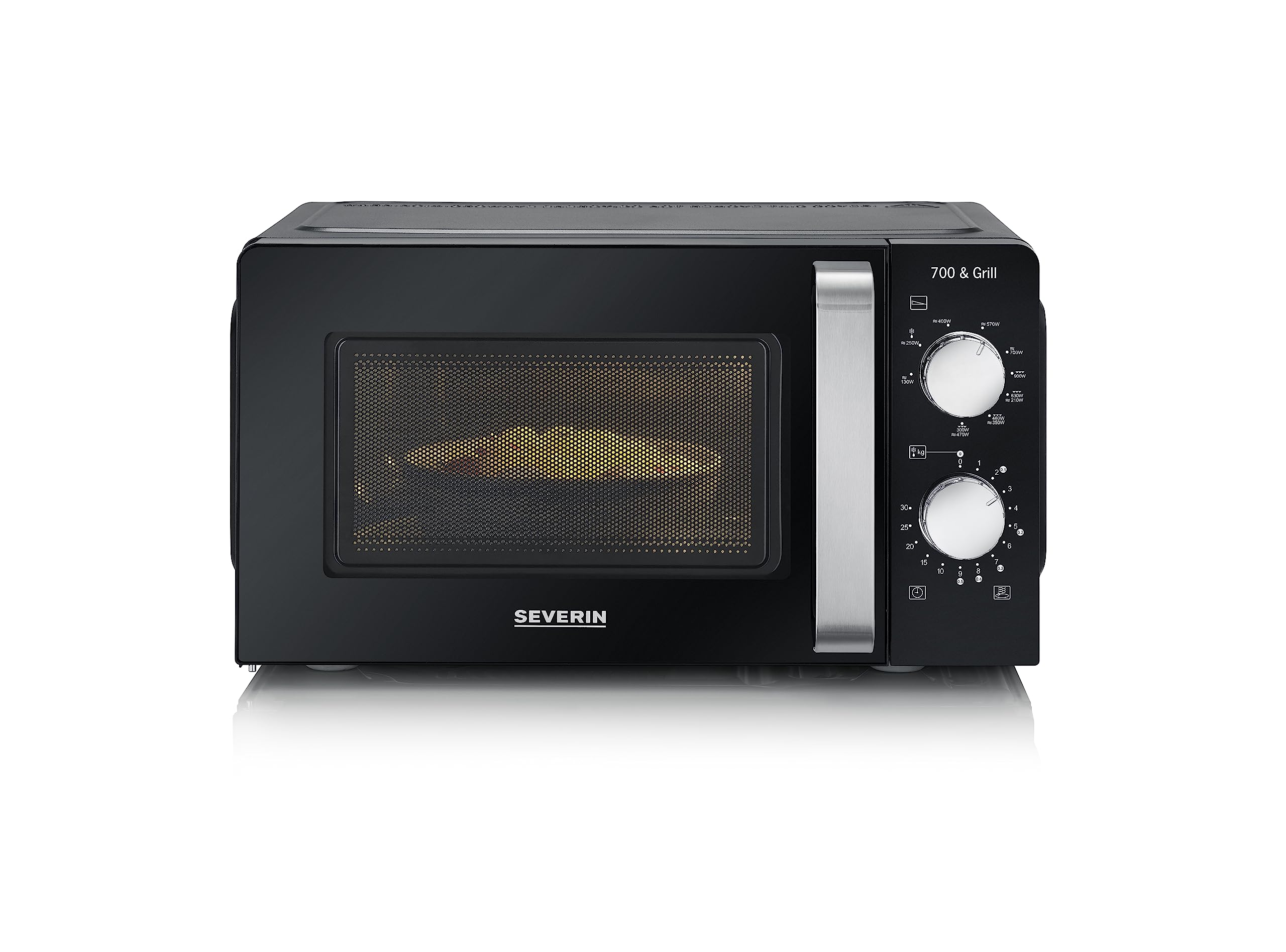 Severin MW 7781 Microonde con Grill 17L Nero 700W