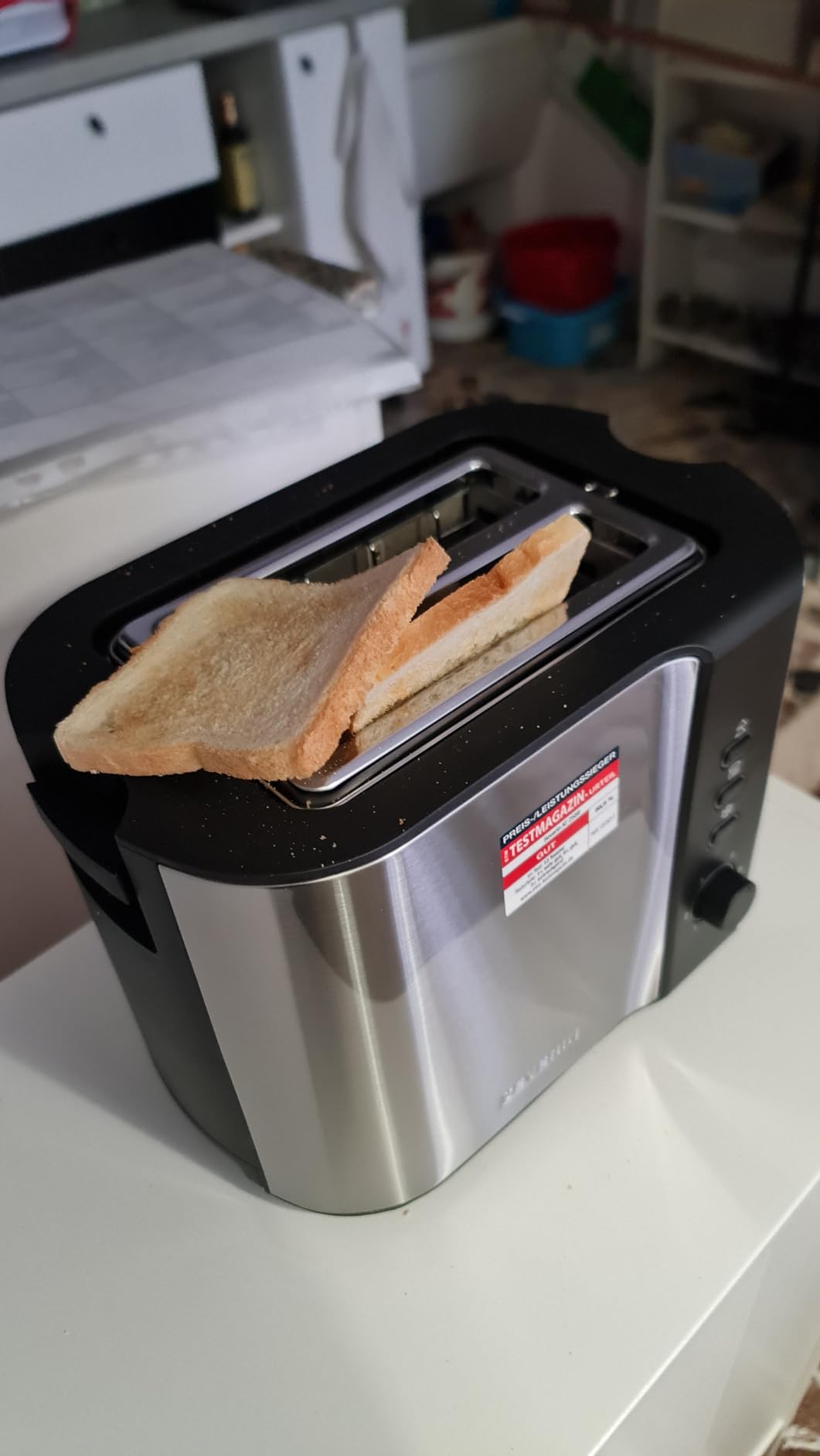 Severin AT 2589 Tostapane 800 W Argento Acciaio Inox