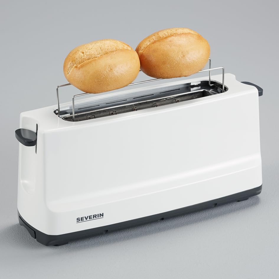 Severin AT 2232 tostapane 2 fette inox 800 W bianco