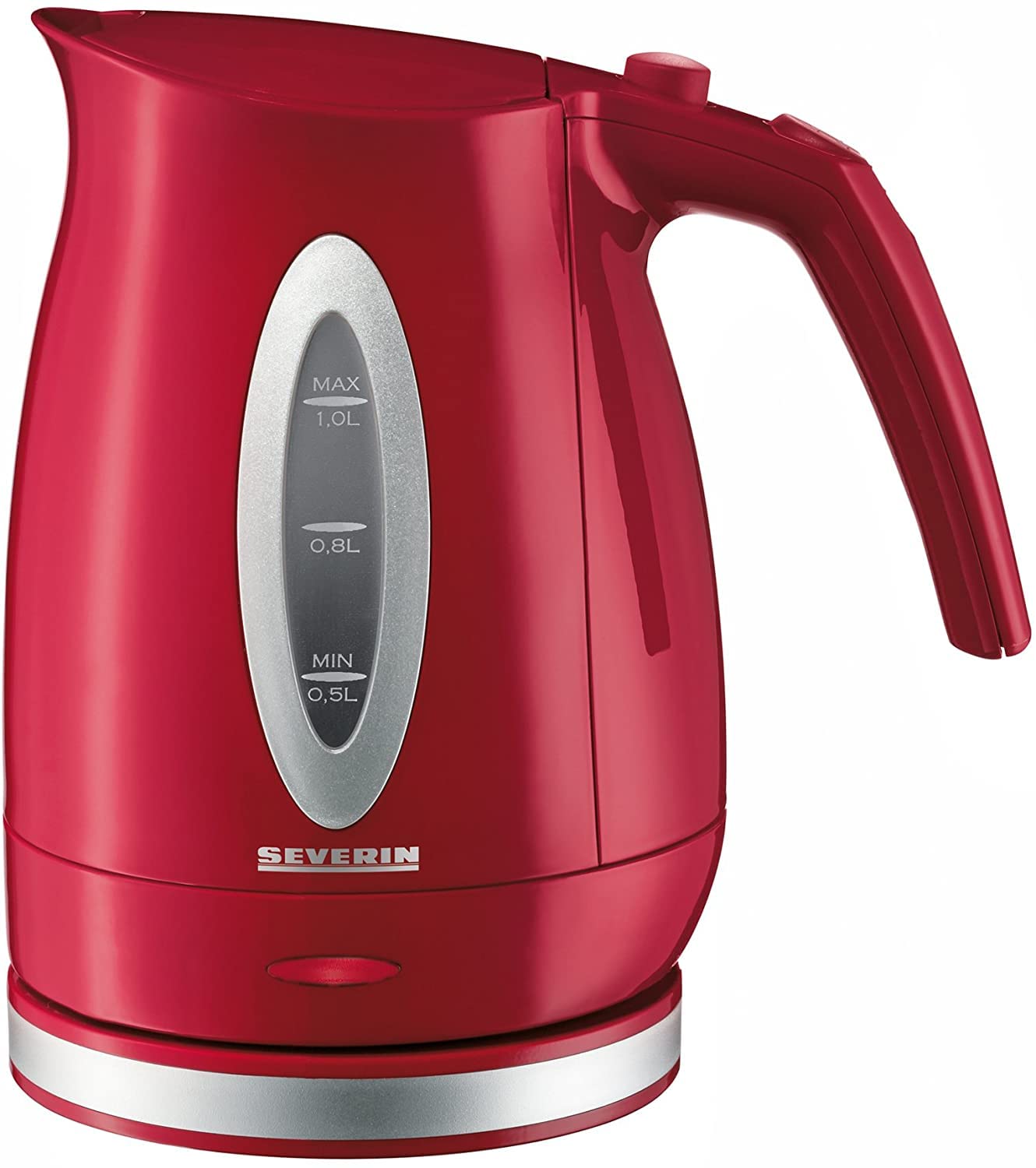 Severin WK 3374 Bollitore 1 L Nero Argento 1000 W