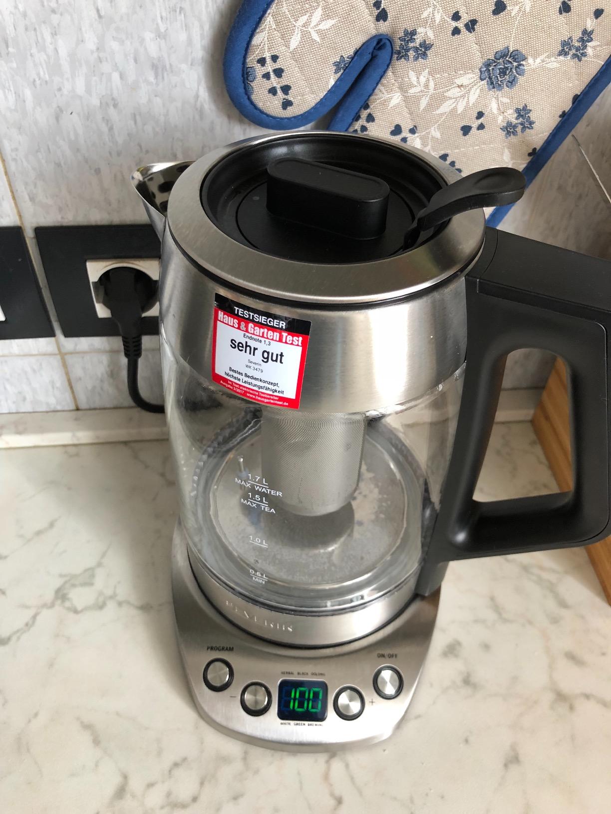 Severin WK 3479 Bollitore Vetro 1,7 L Temperatura