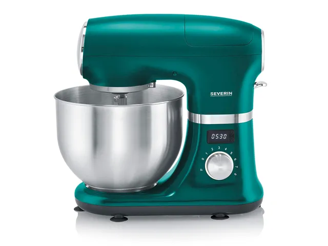 Severin KM 3896 robot da cucina alluminio nero impastatrice