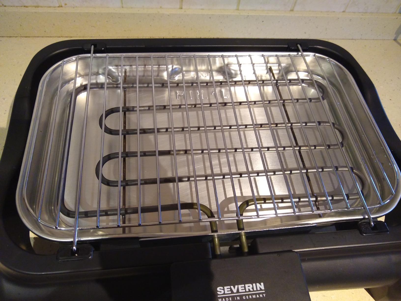 Severin PG 1511 Barbecue Grill Elettrico 2300W Nero da Tavolo