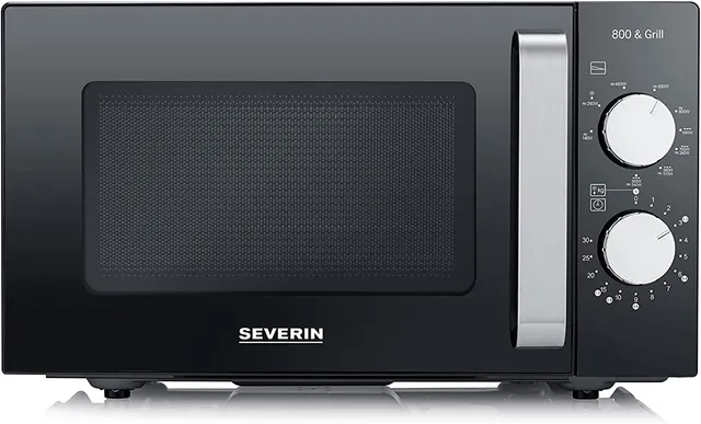 Severin MW 7762 Microonde Grill 20L 800W Nero/Inox