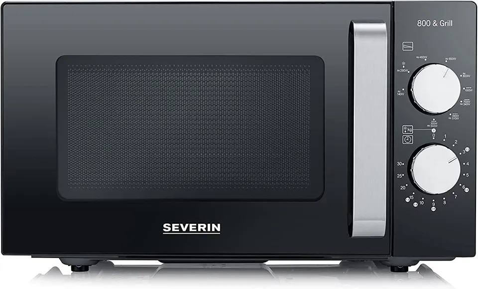 Severin MW 7762 Microonde Grill 20L 800W Nero/Inox