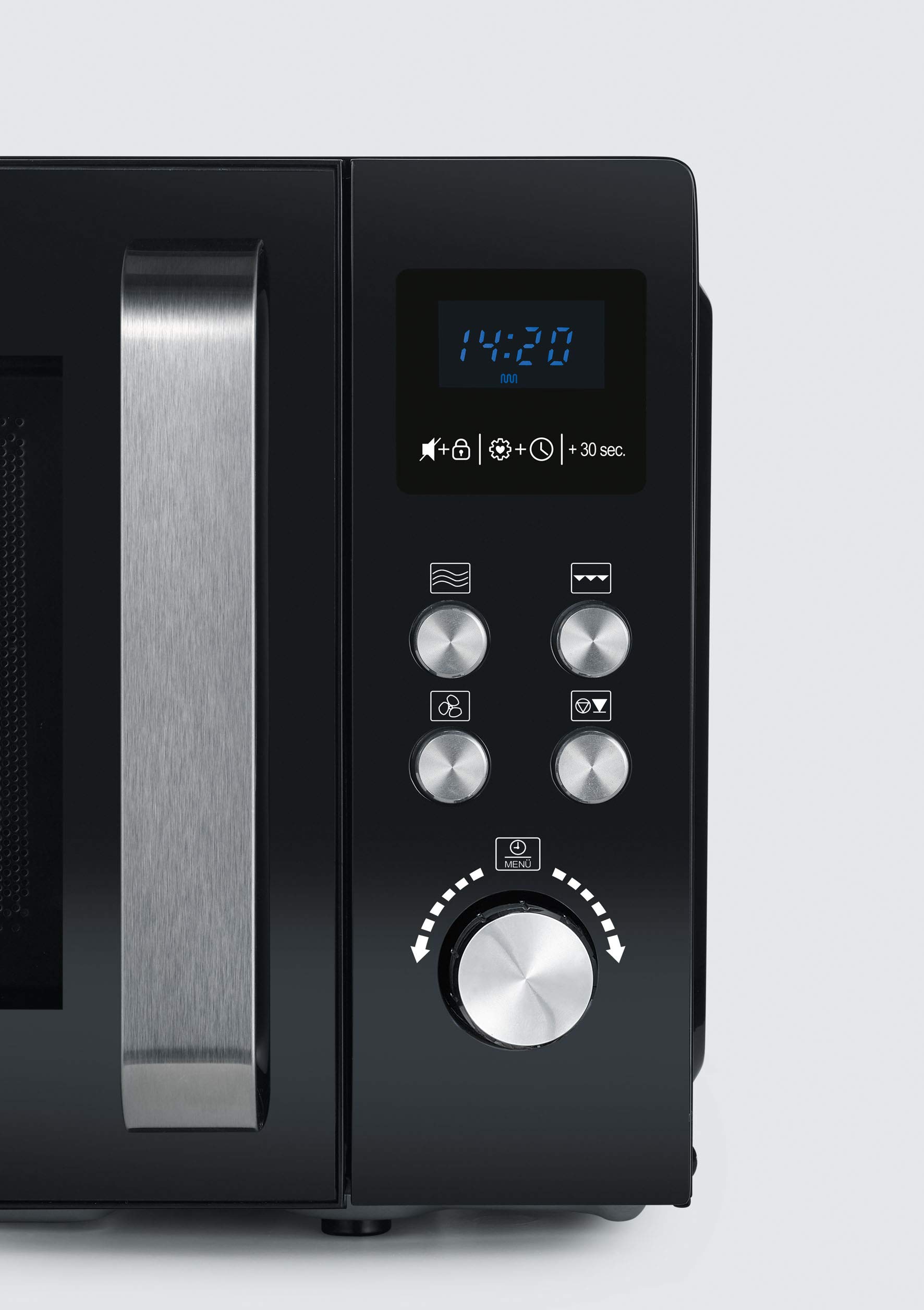 Severin MW 7752 Microonde 3in1 Grill 25 L Nero Pizza
