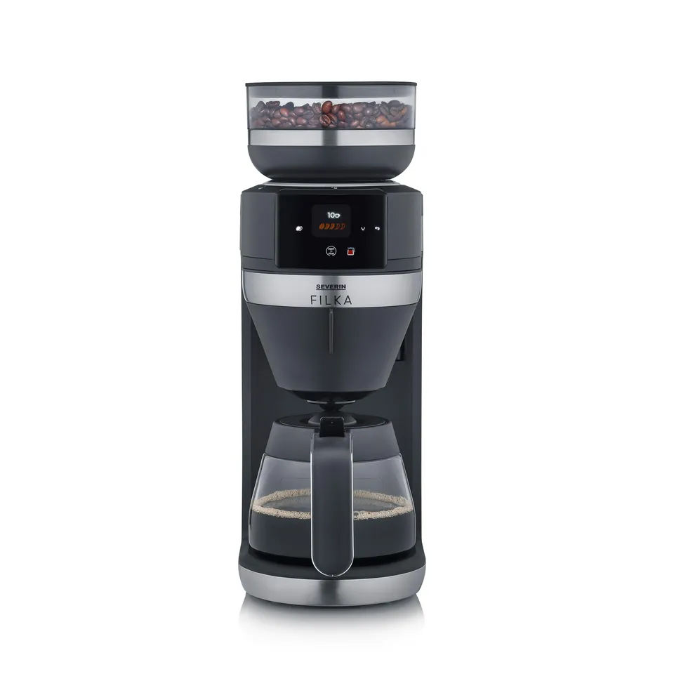 Severin FILKA KA 9694 caffettiera filtro caraffa vetro macinino