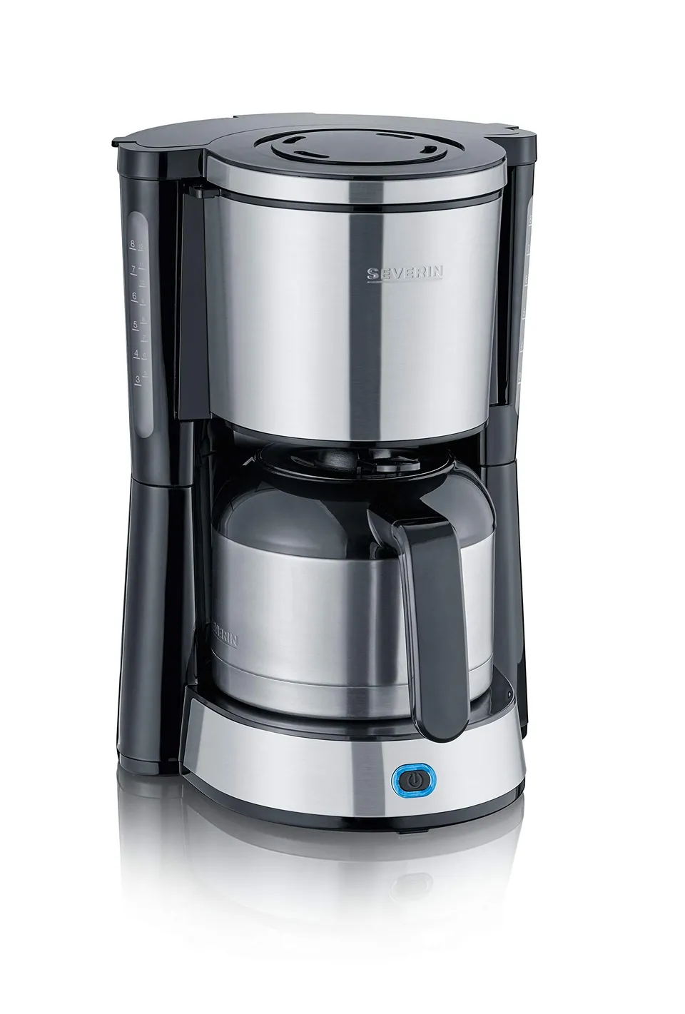 Severin KA 4847 Caffettiera Filtro 8 Tazze Thermos Inox