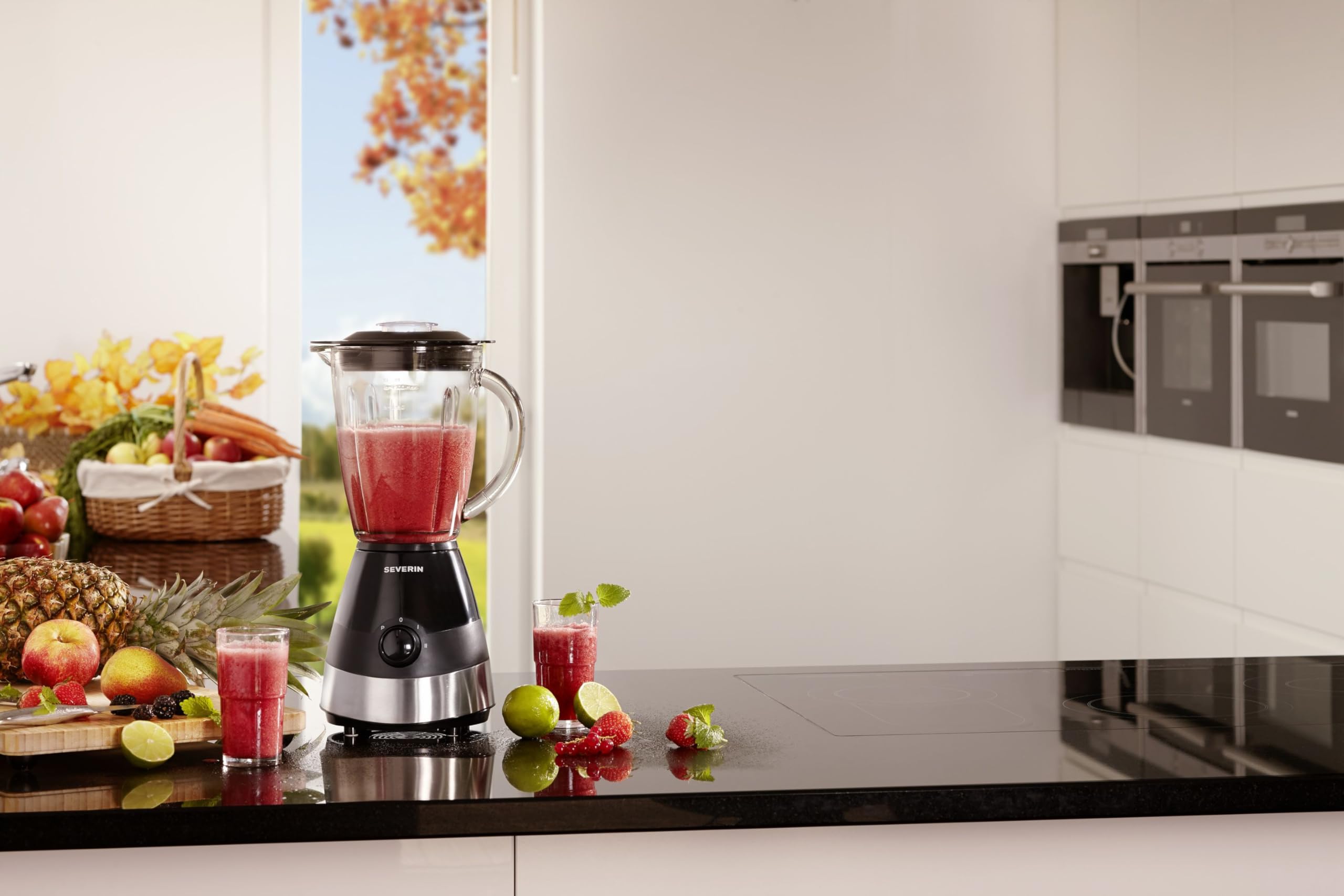 Severin SM 3718 Frullatore Vetro 1,5 L 550 W Tritaghiaccio