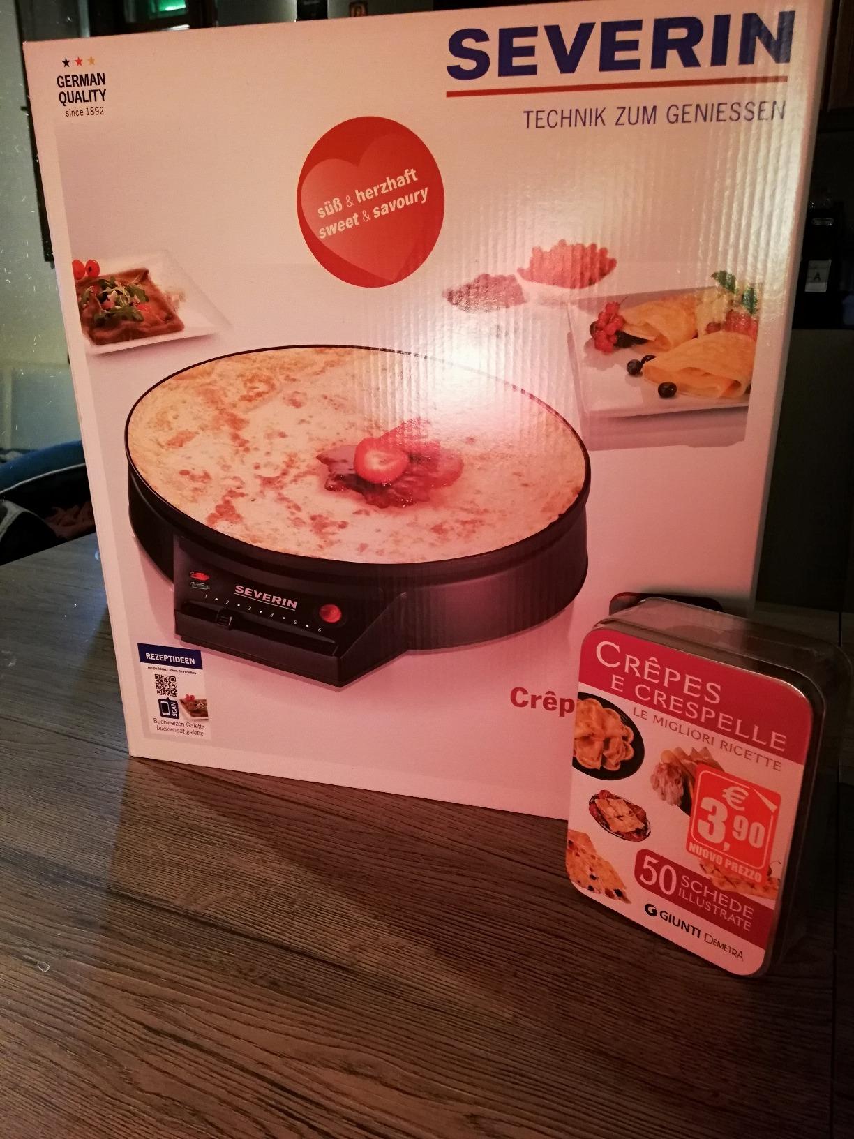 SEVERIN CM 2198 crepiera elettrica 30 cm 1000W antiaderente