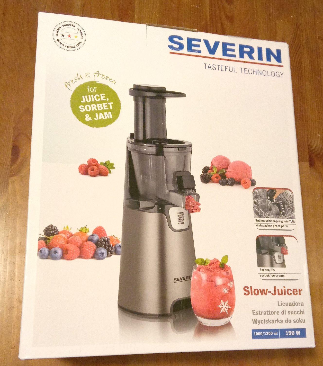 Severin ES 3571 Estrattore Succo Slow Juicer 1 L Acciaio