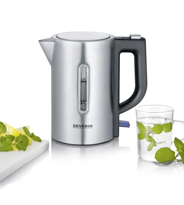 Severin WK 3647 Bollitore da Viaggio 0,5 L con 2 Tazze