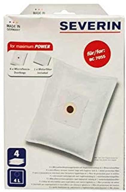 Severin SB 7219 Sacchetti Microfibra 4 Pezzi BC 7055