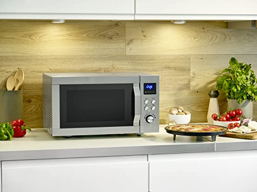 Severin MW 7776 forno microonde grill aria calda 3 in 1 argento