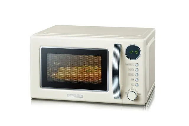Severin MW 7892 Microonde con Grill 20 L Crema retrò