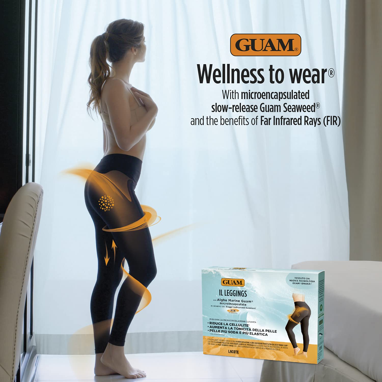 Guam Fibramar Leggings Shape-Up Softouch XS-S 38-40