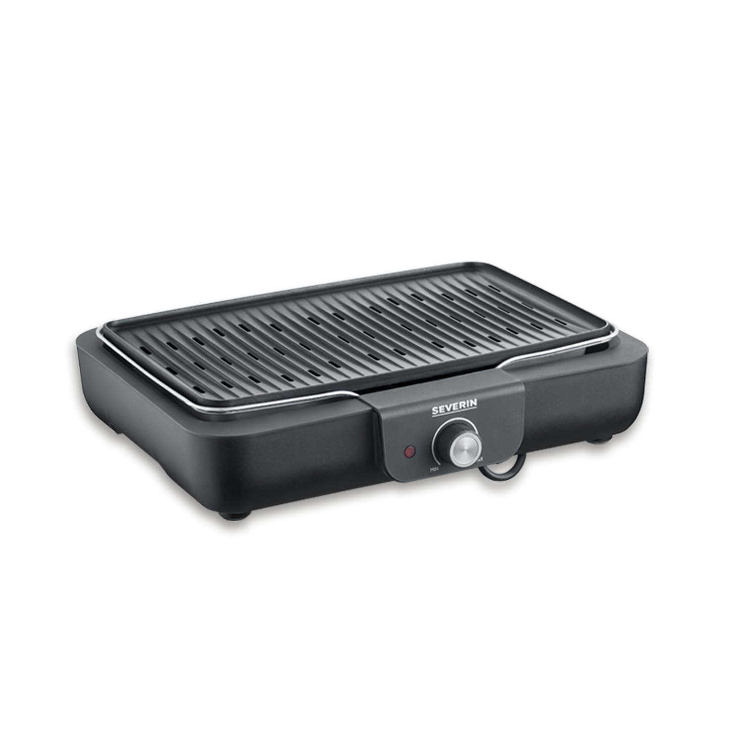 Severin PG 8556 Barbecue da Tavolo Piastra Alluminio Poco Fumo