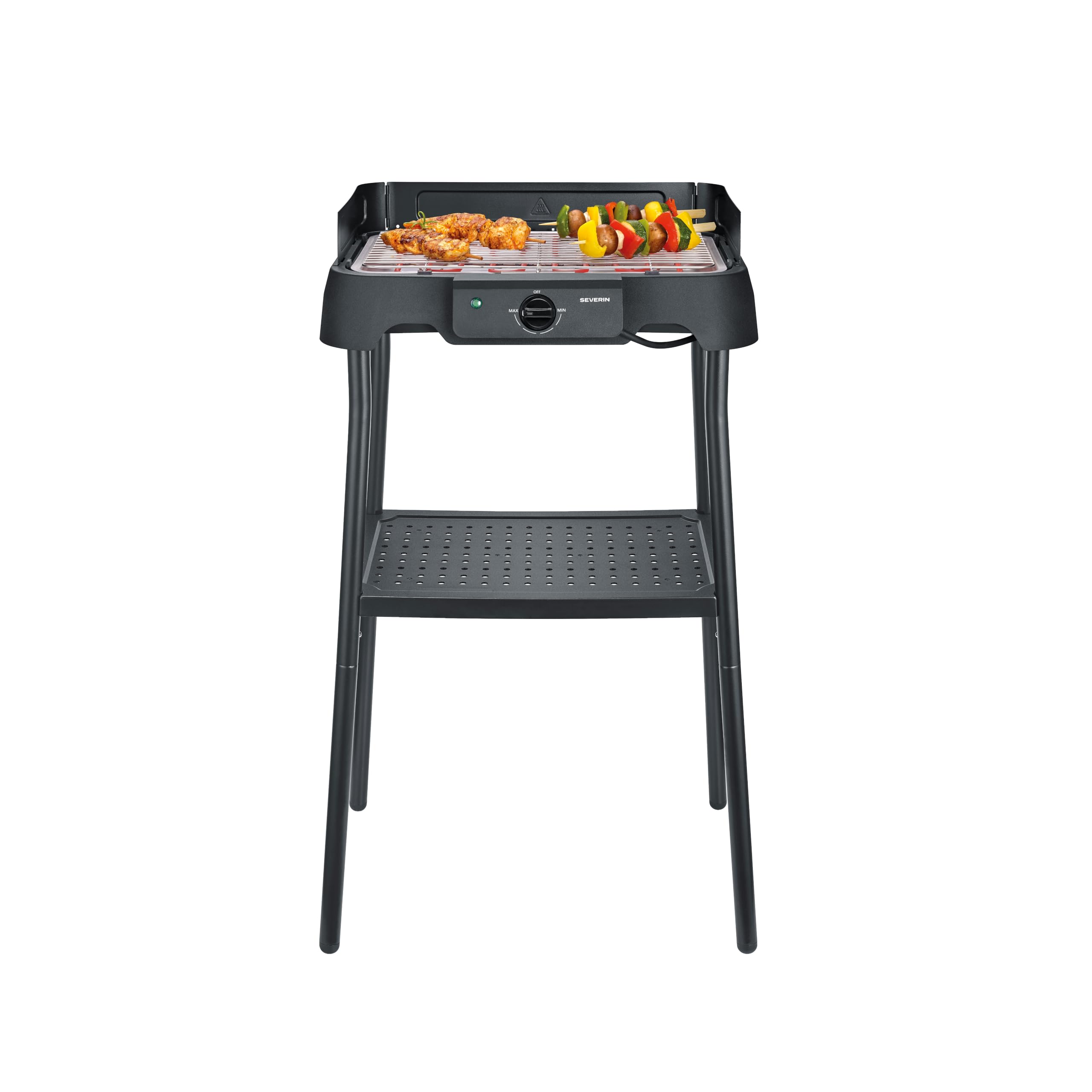 Severin 8594 Barbecue Elettrico Supporto Inox 2000W 38x22cm