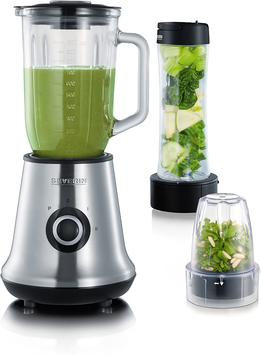Severin SM 3734 Multi Mixer Senza Accessori Acciaio/Nero