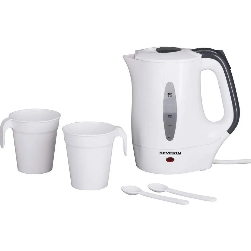 SEVERIN WK 3644 bollitore viaggio 0,5 L 650W bianco