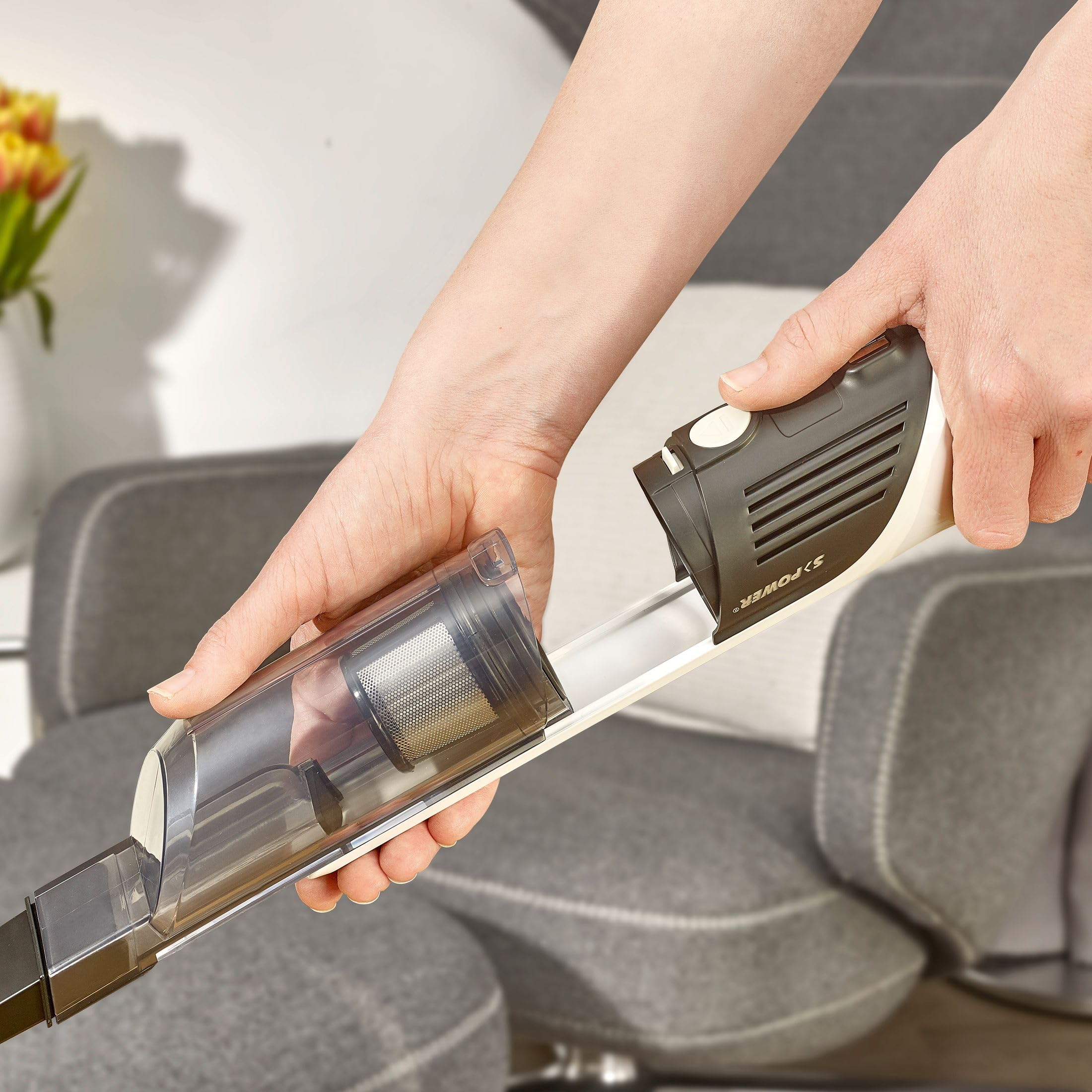 Severin 7140 Aspirabriciole a Batteria 30 min 2 Velocità