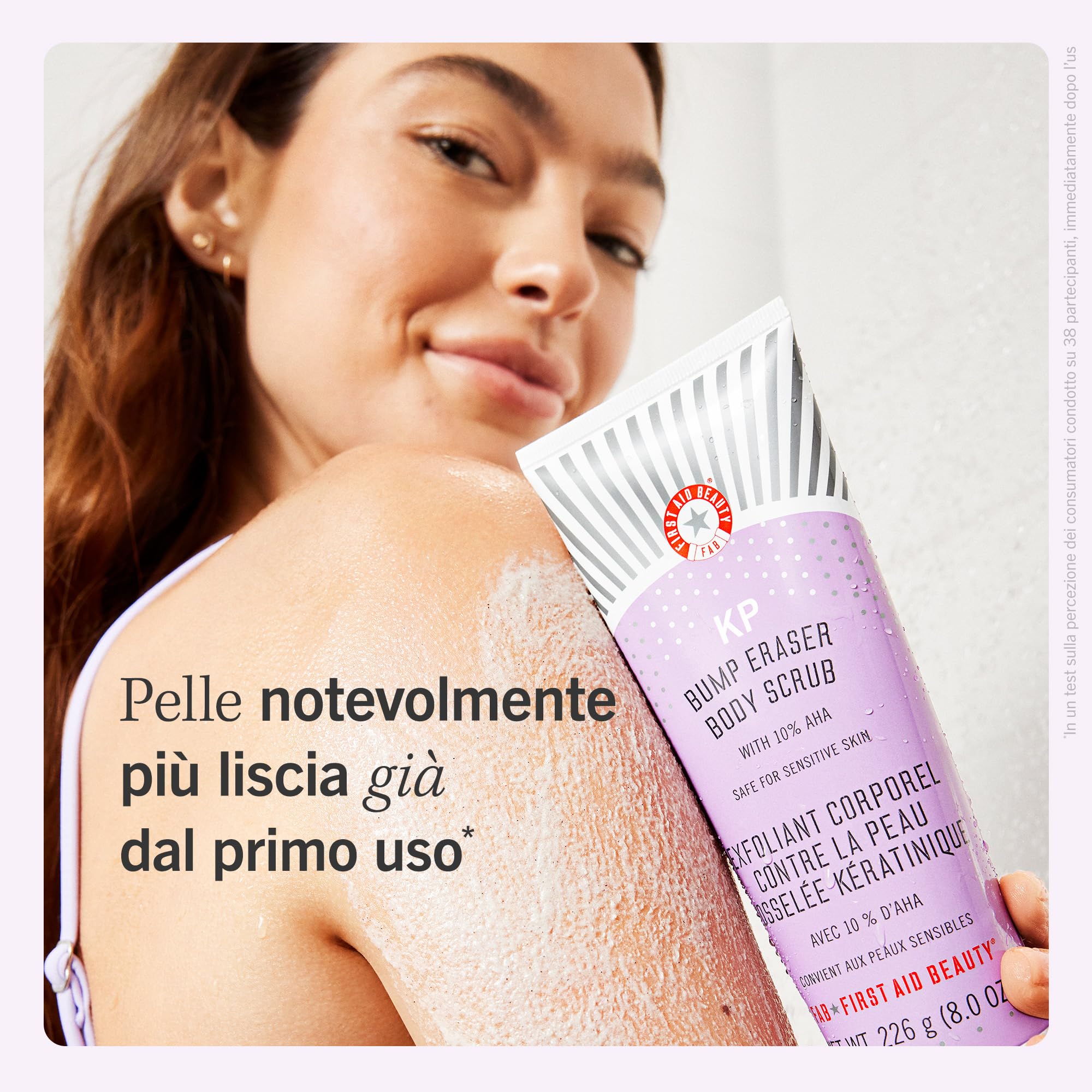 First Aid Beauty KP Bump Eraser Scrub Corpo 226g 10% AHA
