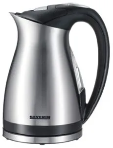 Severin WK 3325 Bollitore Elettrico Nero 1,5 L Acciaio