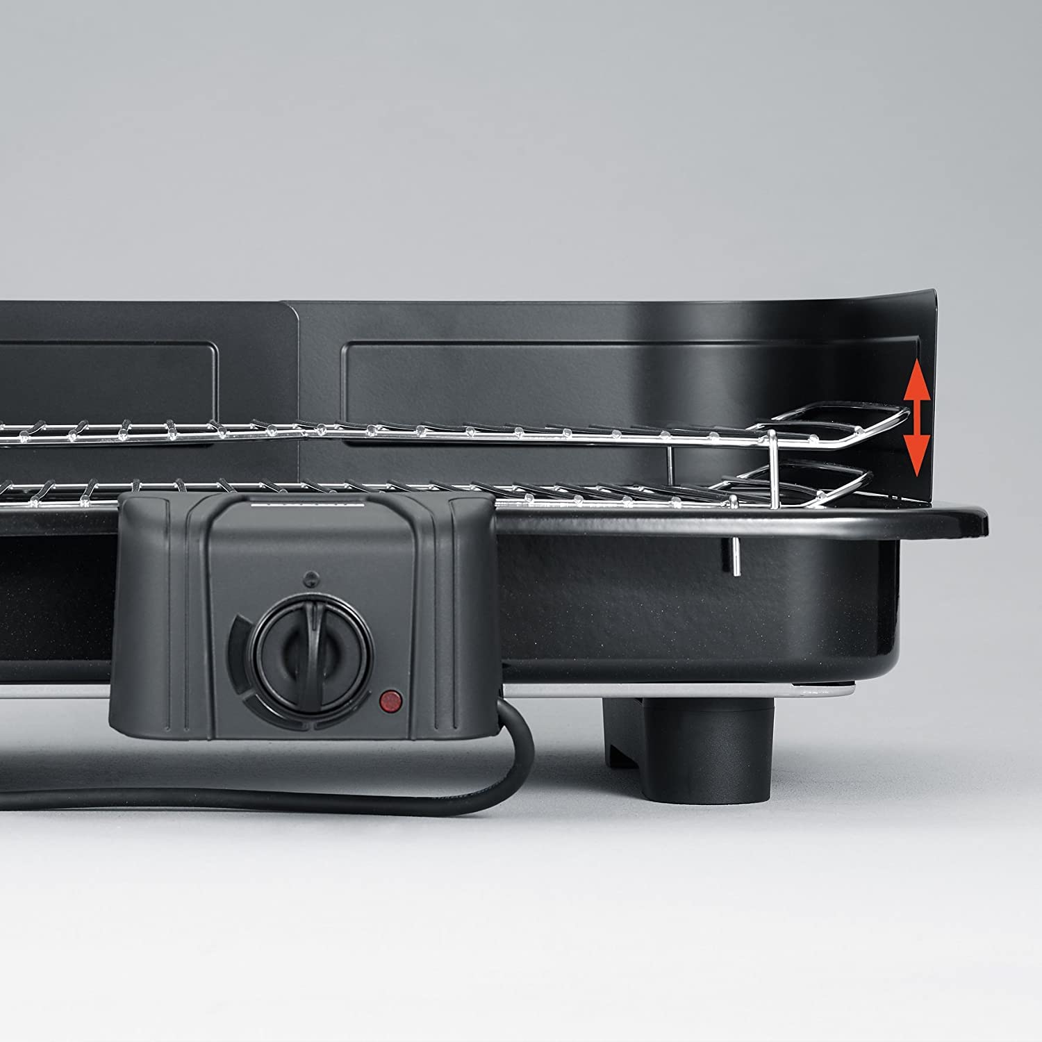 Severin PG 2791 barbecue elettrico con paravento 2500W nero