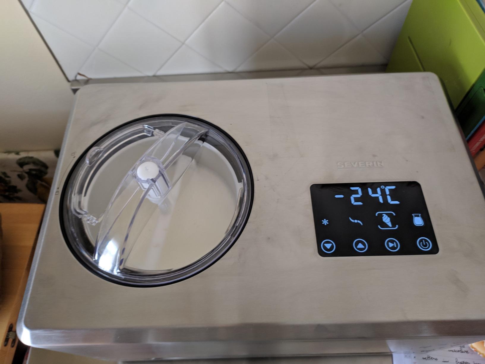 Severin EZ 7405 gelatiera autorefrigerante 2 L con compressore