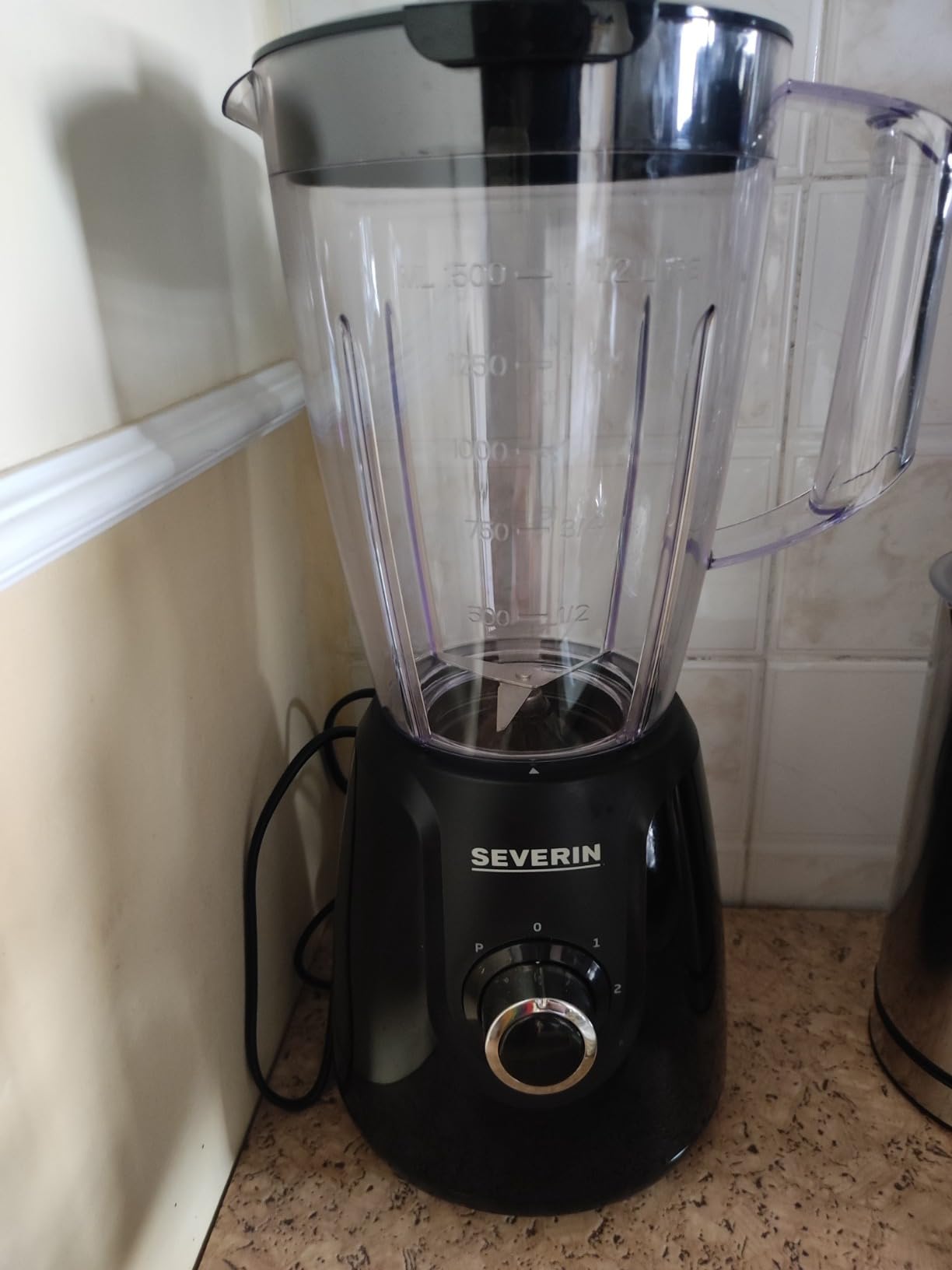 Severin SM 3707 frullatore nero 1,5L 600W tritan