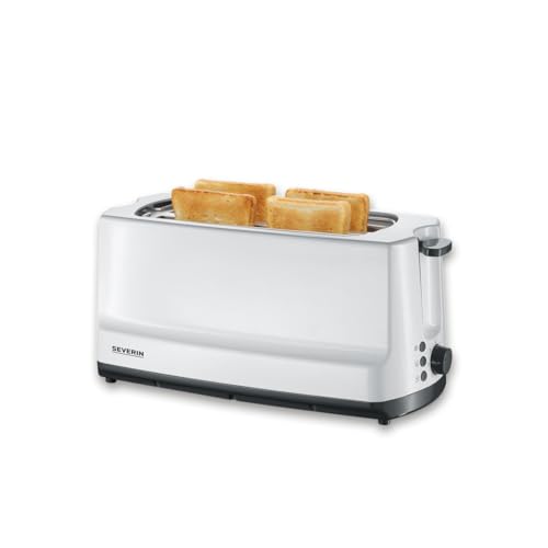 Severin AT 2232 tostapane 2 fette inox 800 W bianco