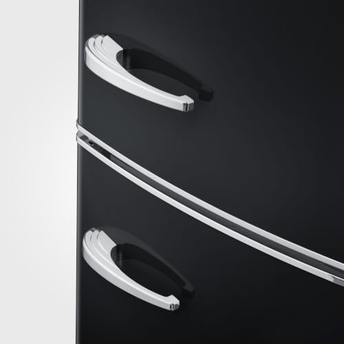 Severin RKG 8998 Frigo Combinato NoFrost 315 L Nero Retrò