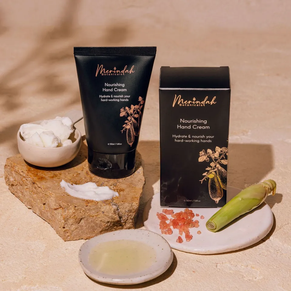 Merindah Botanicals Hand Care crema mani nutriente naturale