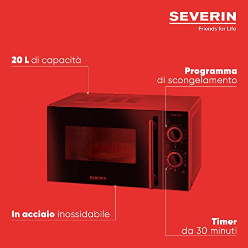 Severin MW 7875 microonde grill nero 20 L 700 W