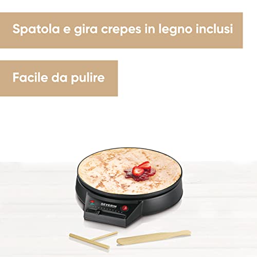 SEVERIN CM 2198 crepiera elettrica 30 cm 1000W antiaderente