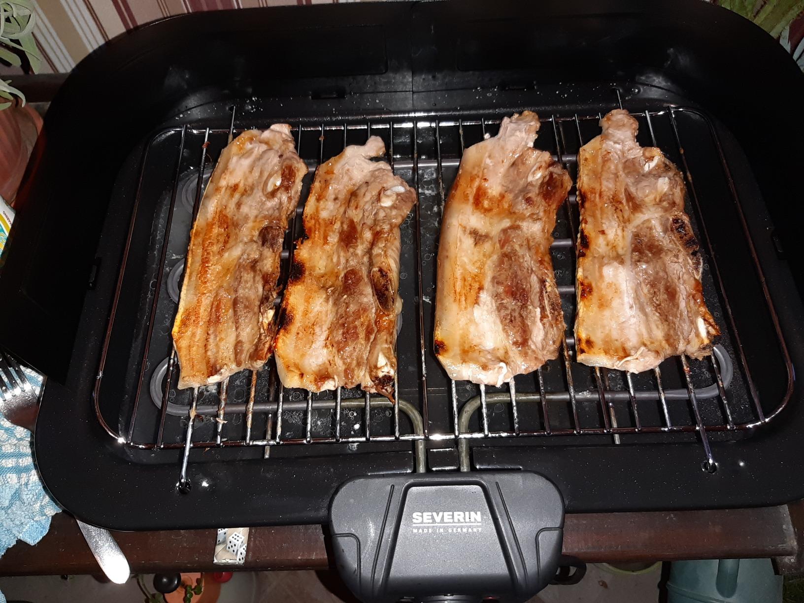 Severin PG 2791 barbecue elettrico con paravento 2500W nero