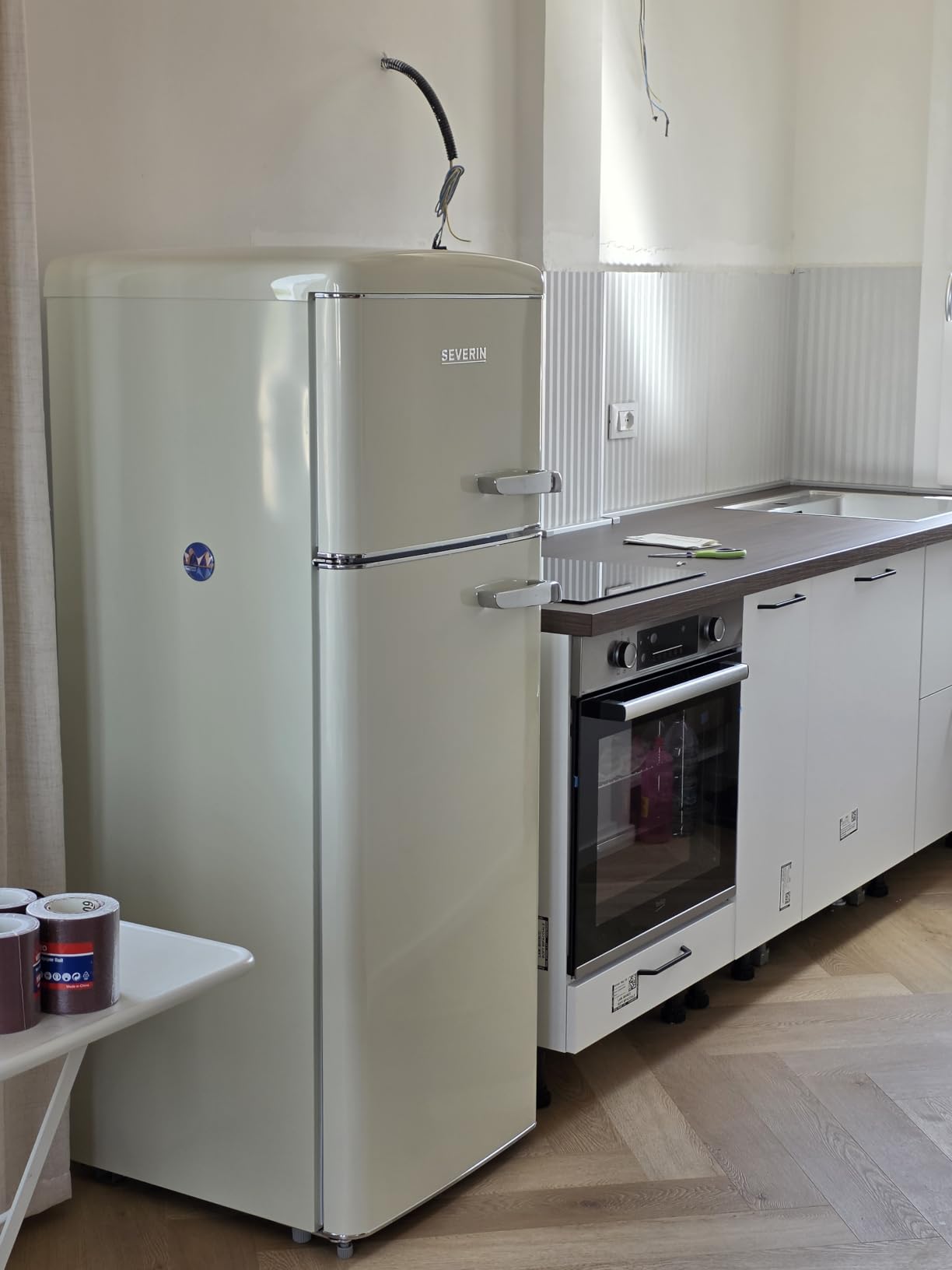 Severin RKG 8903 Frigorifero Retrò 206 L Crema 2 Porte