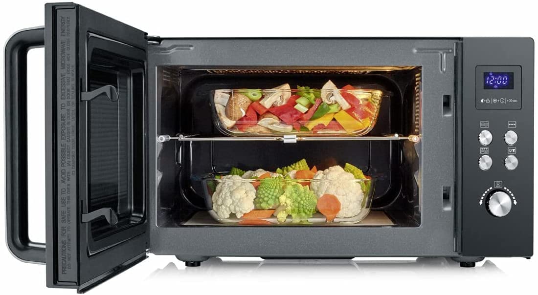 Severin MW 7763 microonde grill 25 litri nero ceramica