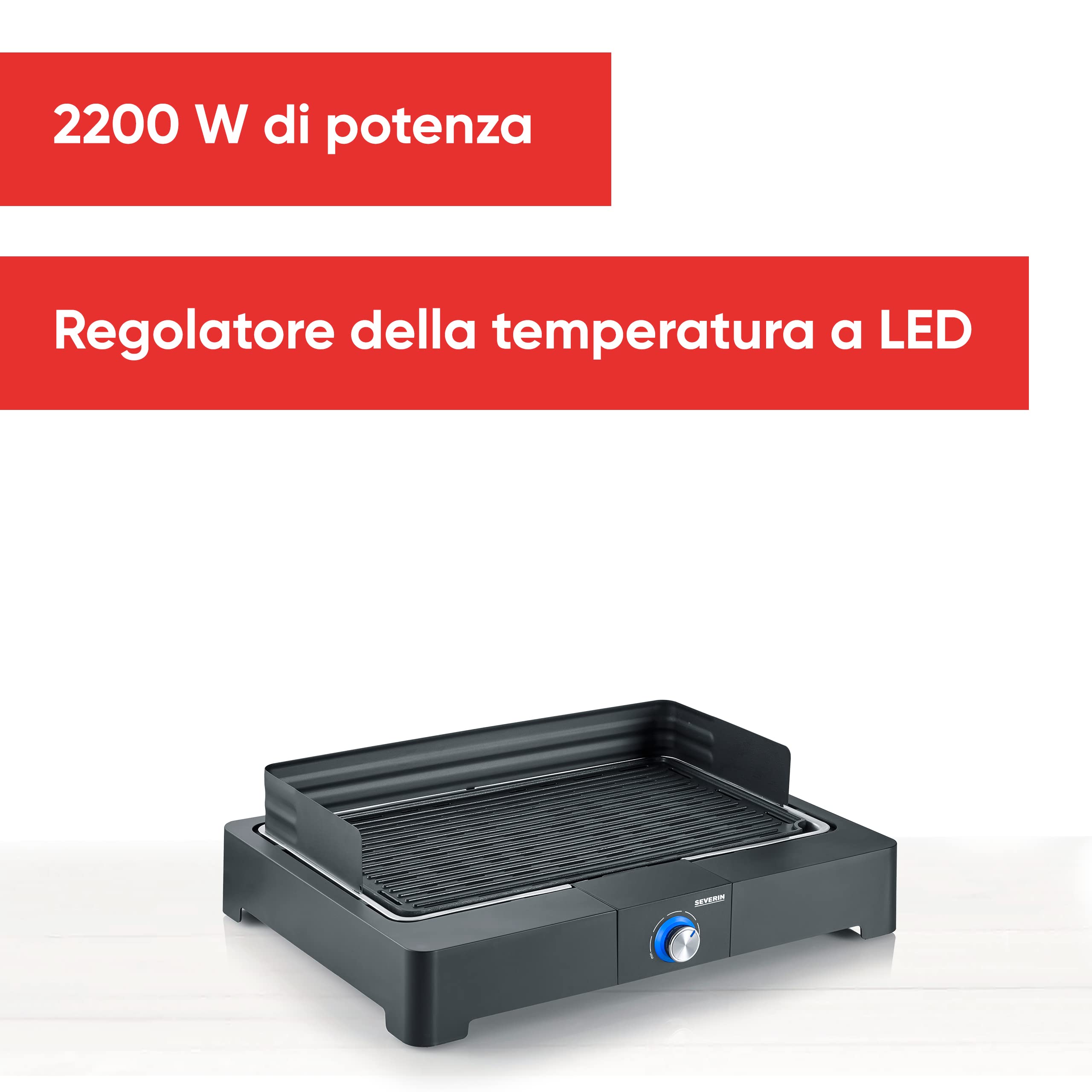 Severin Grigliate PG 8562 barbecue elettrico senza fumo 2200W