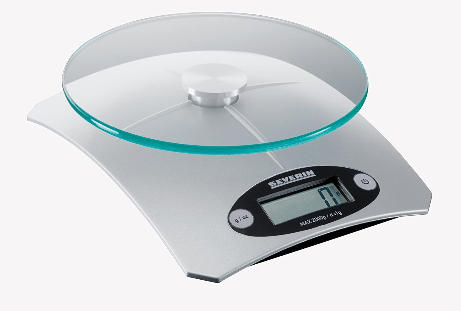 Severin KW 3667 Bilancia Cucina Elettronica 5 Kg Argento