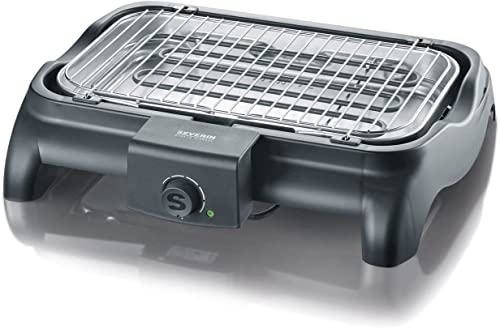 Severin PG 1511 Barbecue Grill Elettrico 2300W Nero da Tavolo