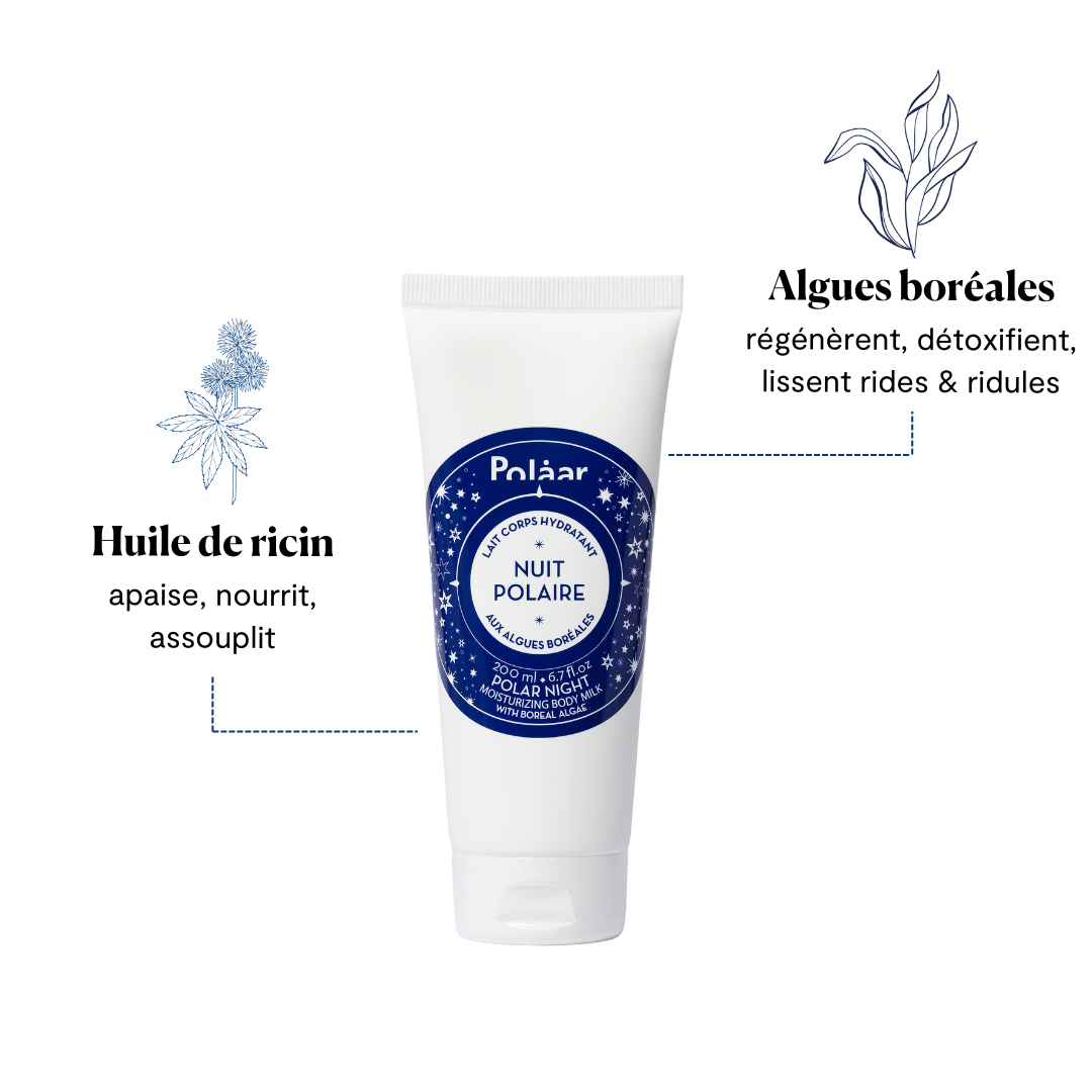 Polaar Nuit Polaire Lait Corps latte corpo 200ml idratante